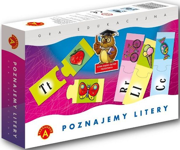 Gra Poznajemy litery sowa mądra głowa 0480