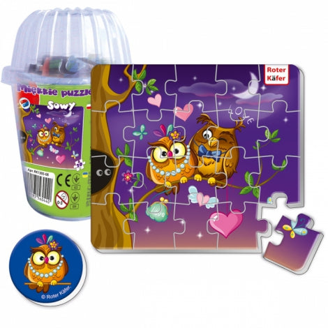 Puzzle 20 miękkie magnetyczne Sowy RK1305-08