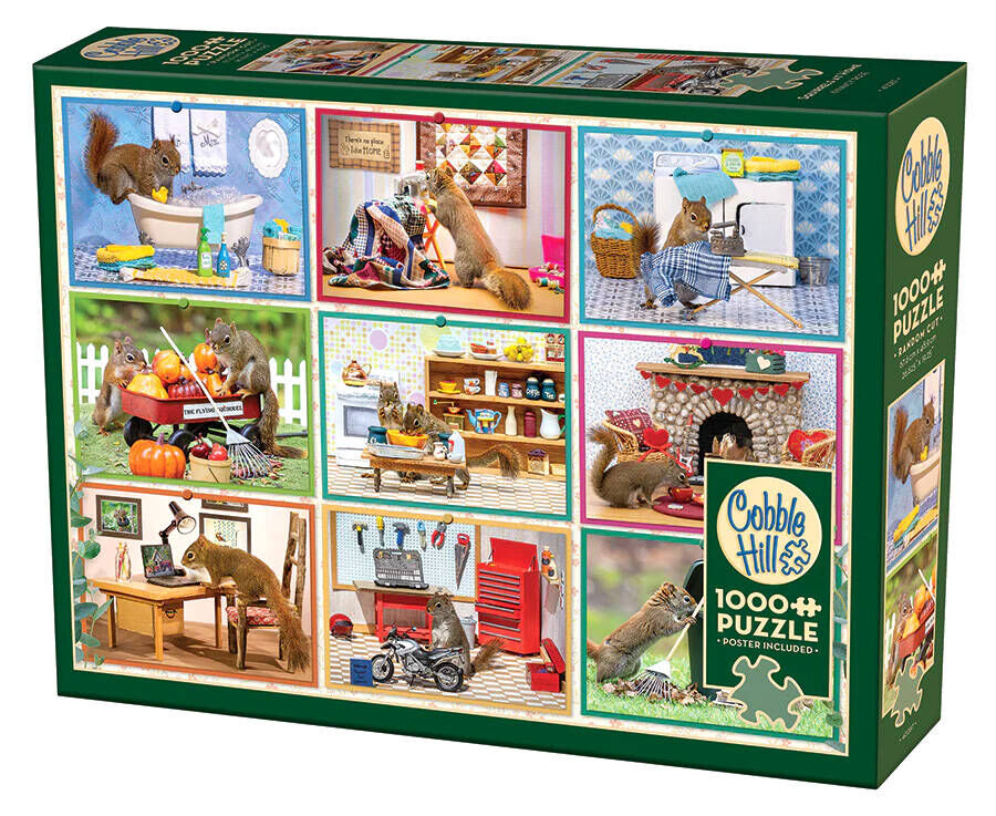 Puzzle 1000 Wiewiórki domowe 113063