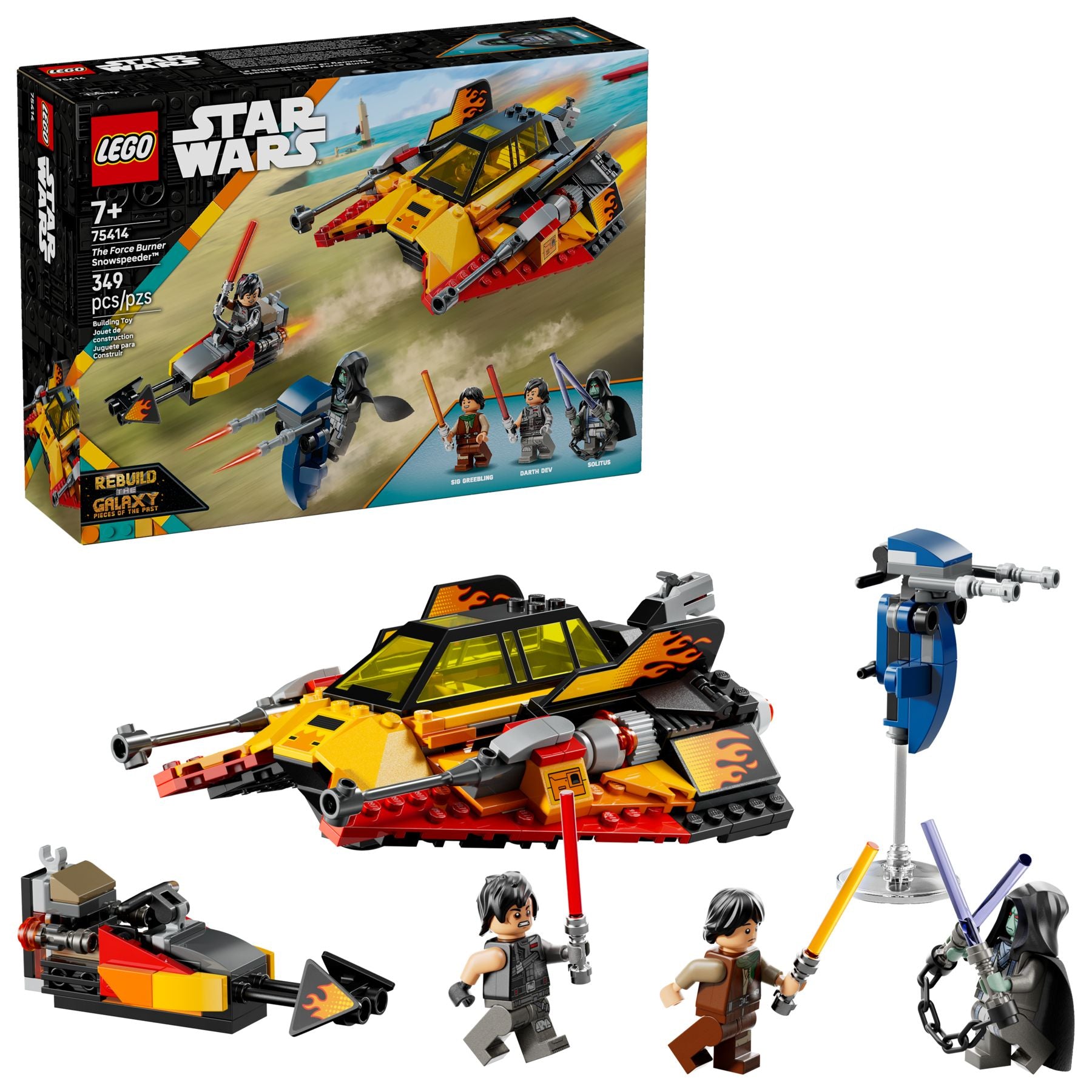 LEGO Star Wars Płomienny Śmigacz śnieżny 75414