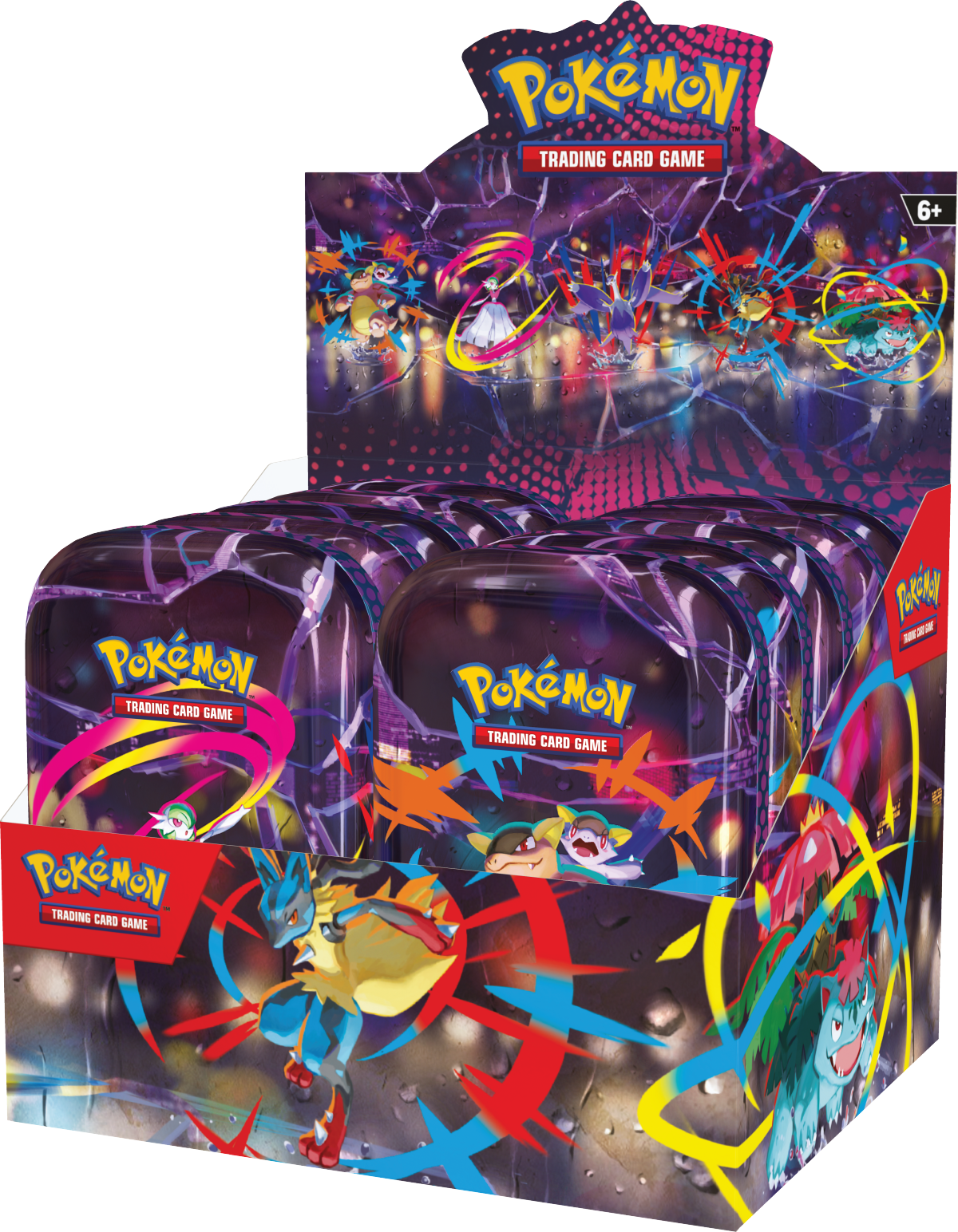 Pokemon TCG Mega Heroes Mini Tin puszki 1szt.mix