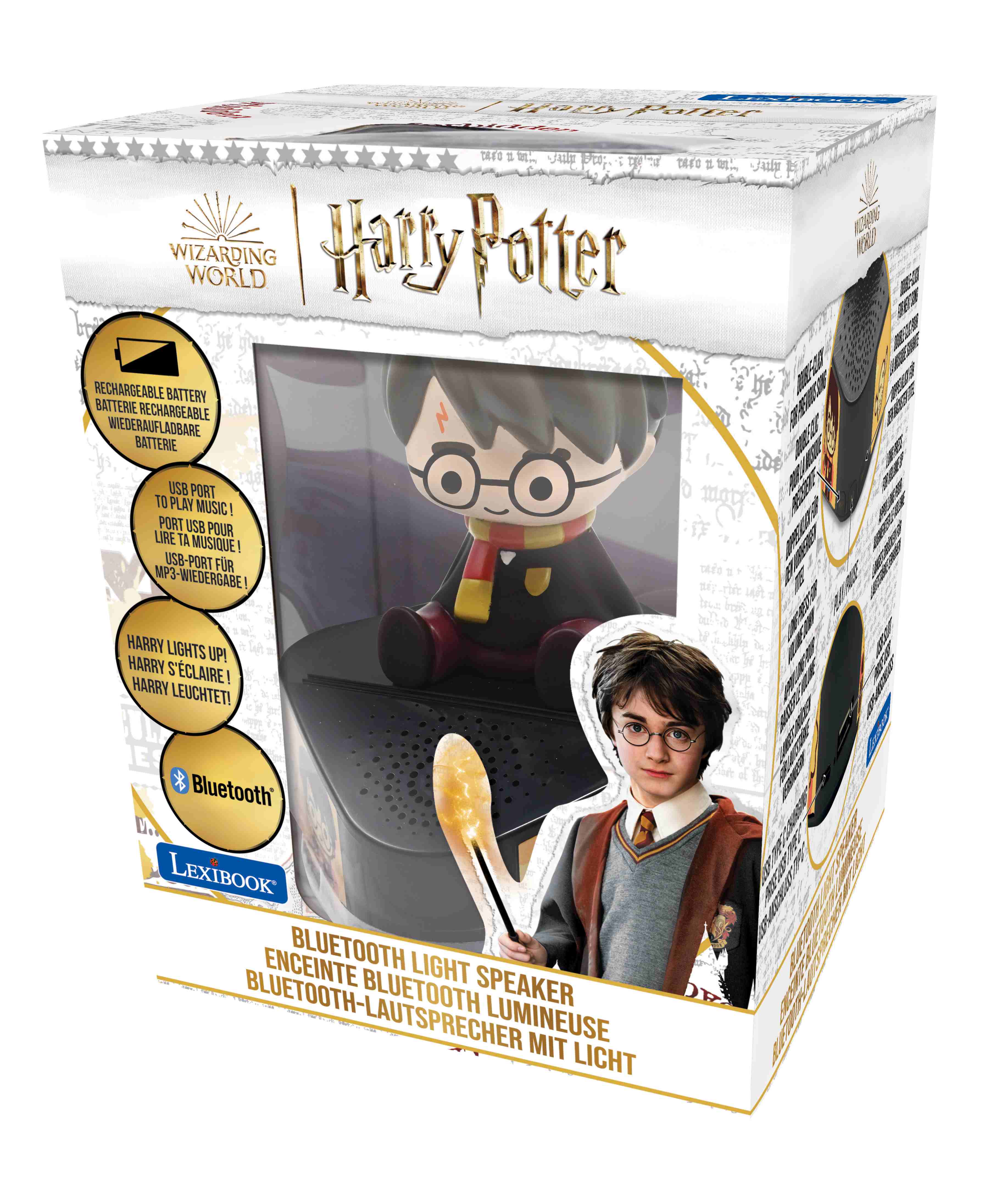 Głośnik Bluetooth ze świecącą figurką Harry'ego Pottera BTD80HP