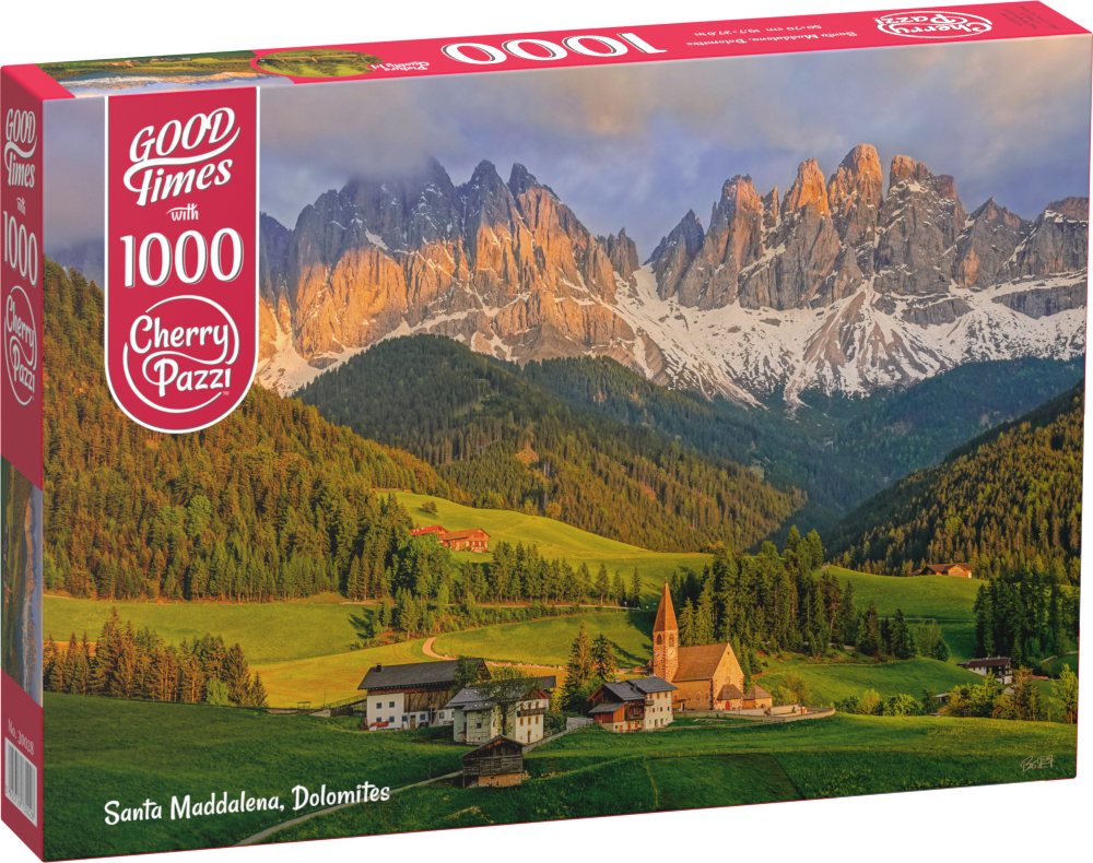 Puzzle 1000 CherryPazzi Santa Maddalena Dolomites