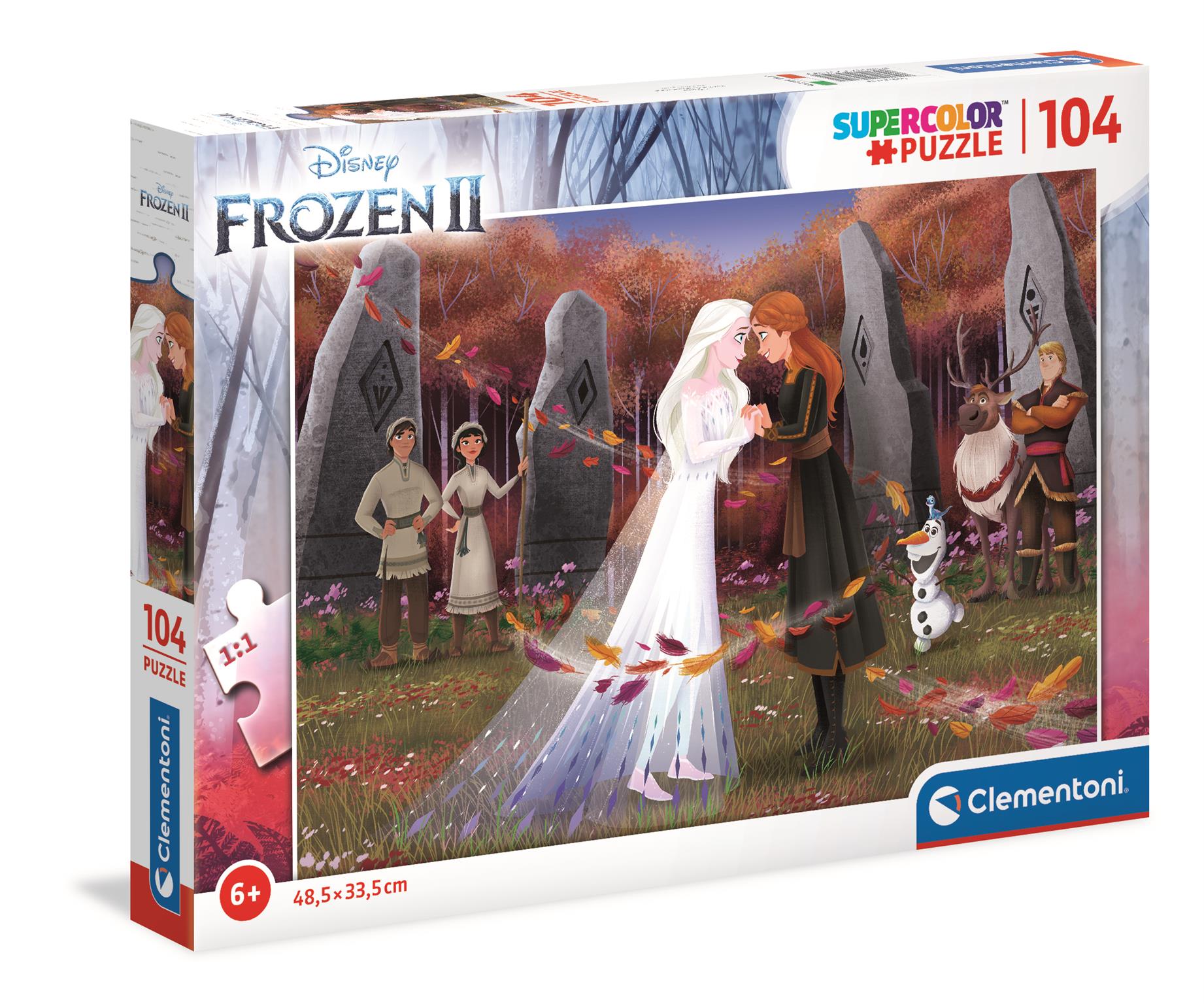 Puzzle 104 super color Frozen 2 25719