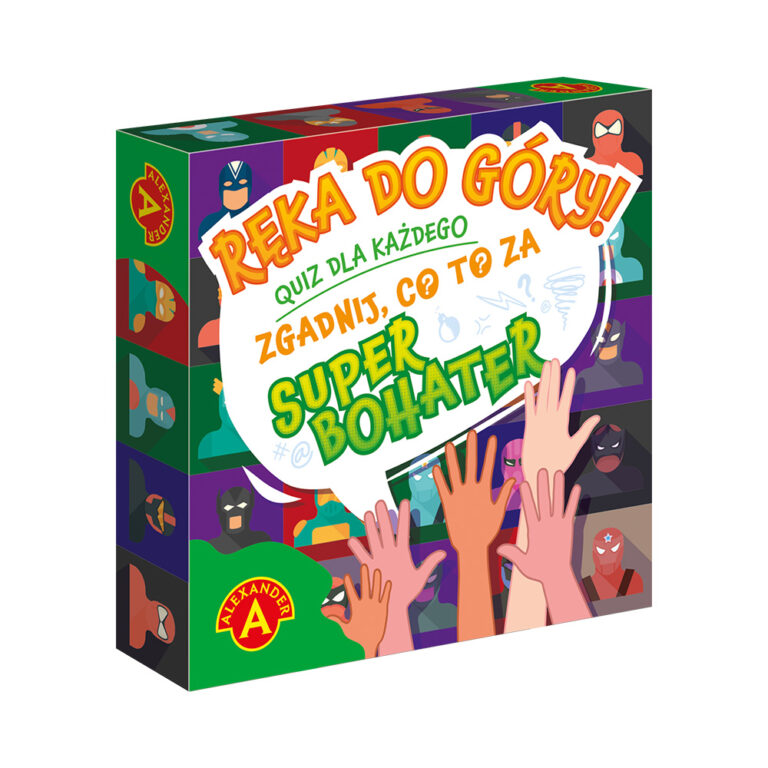 Gra Quiz ręka do góry Superbohater