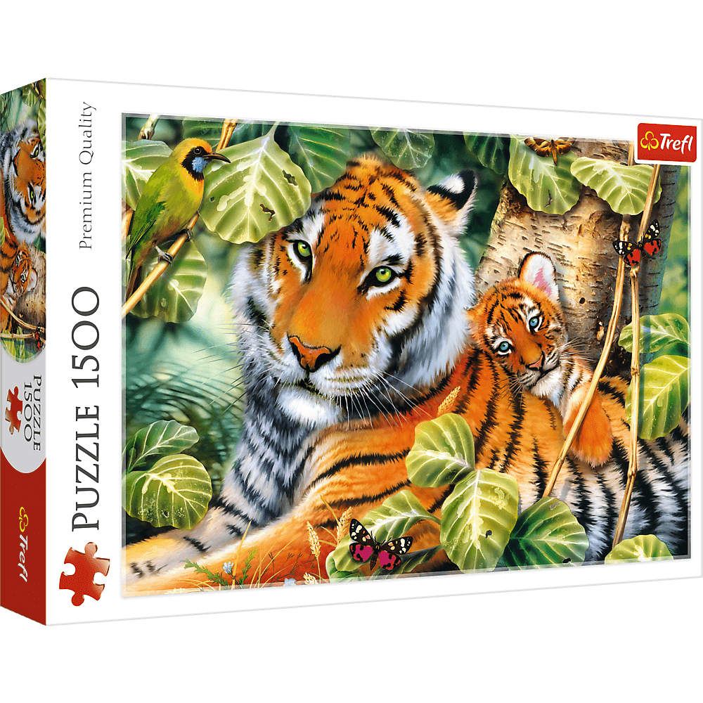 Puzzle 1500 Dwa tygrysy 26159