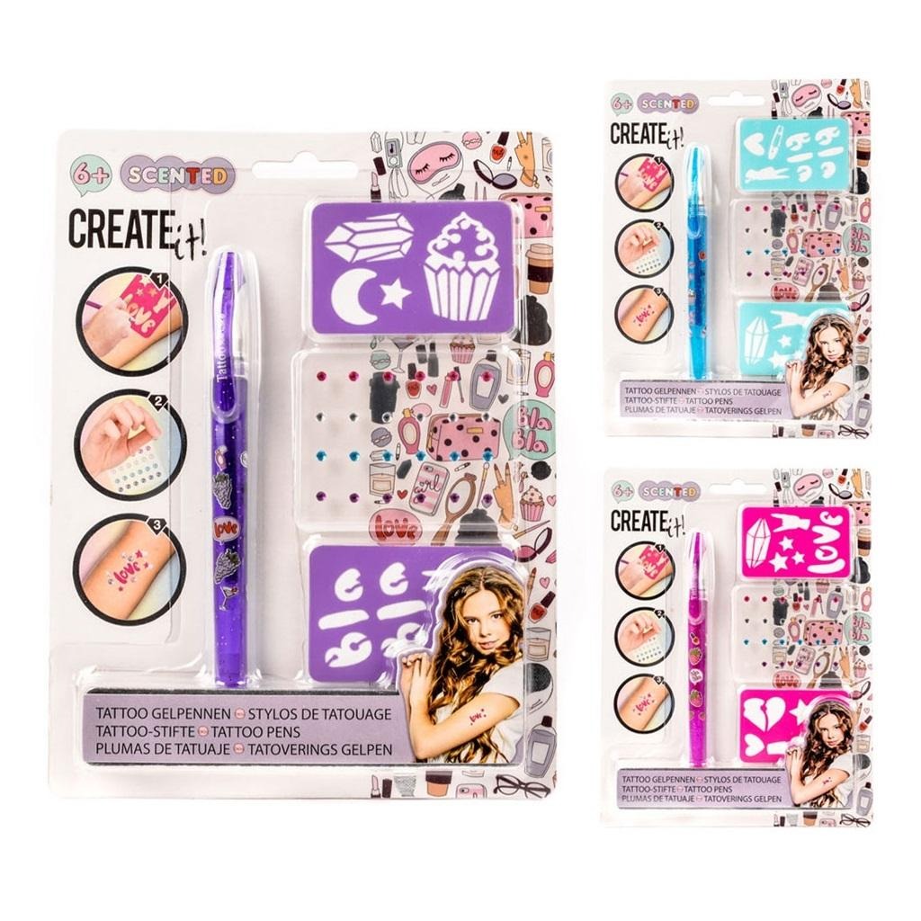 Pisak do robienia tatuażu Create It! mix kolorów