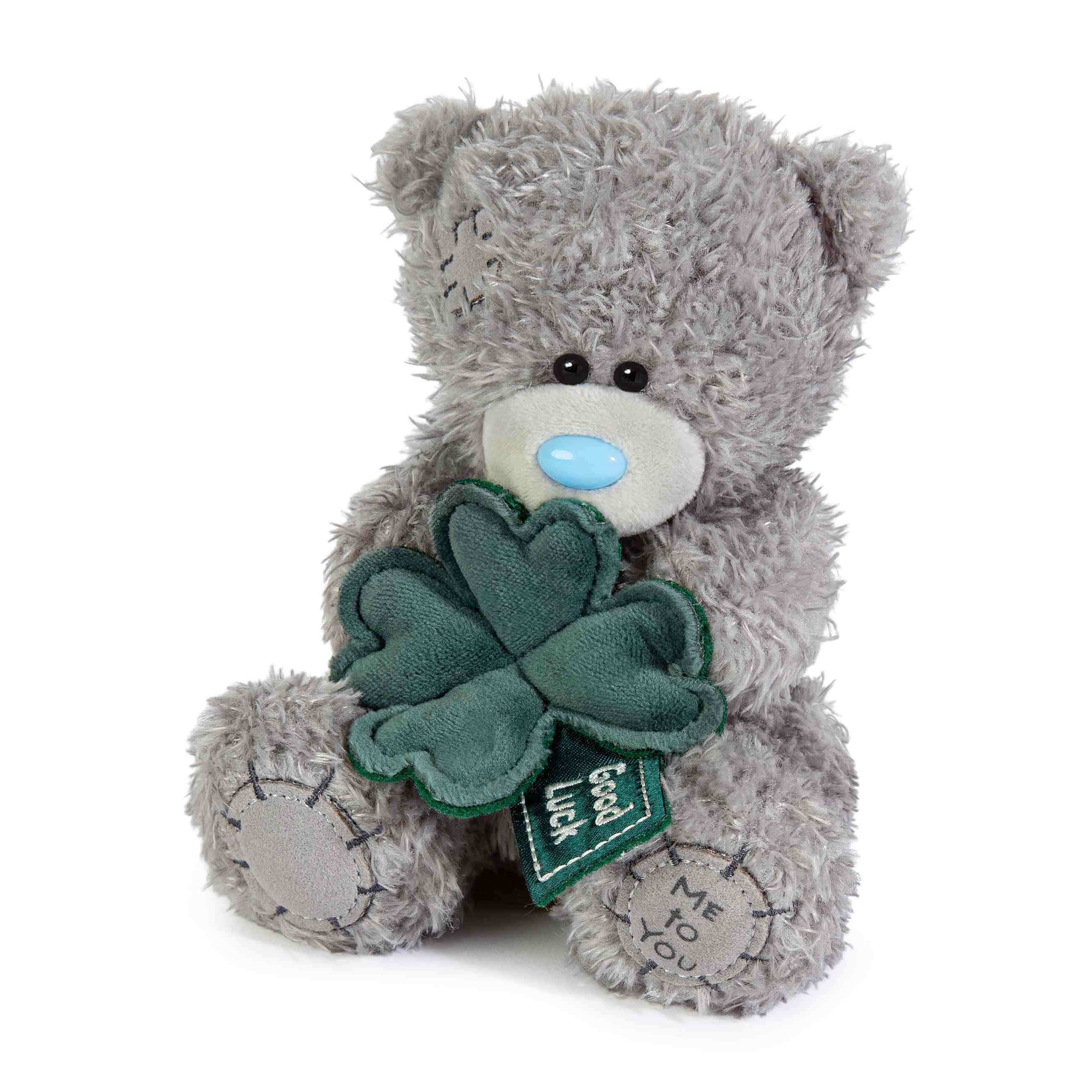Miś Good Luck z koniczynką 13cm