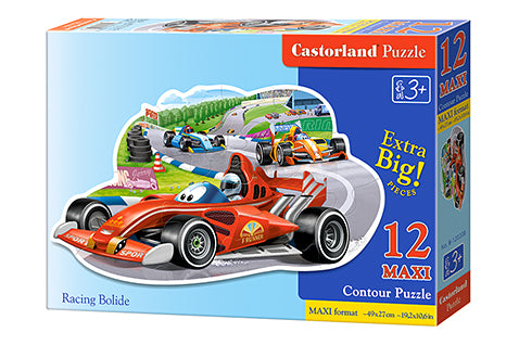 Puzzle 12 Wyścig bolidów B-120208