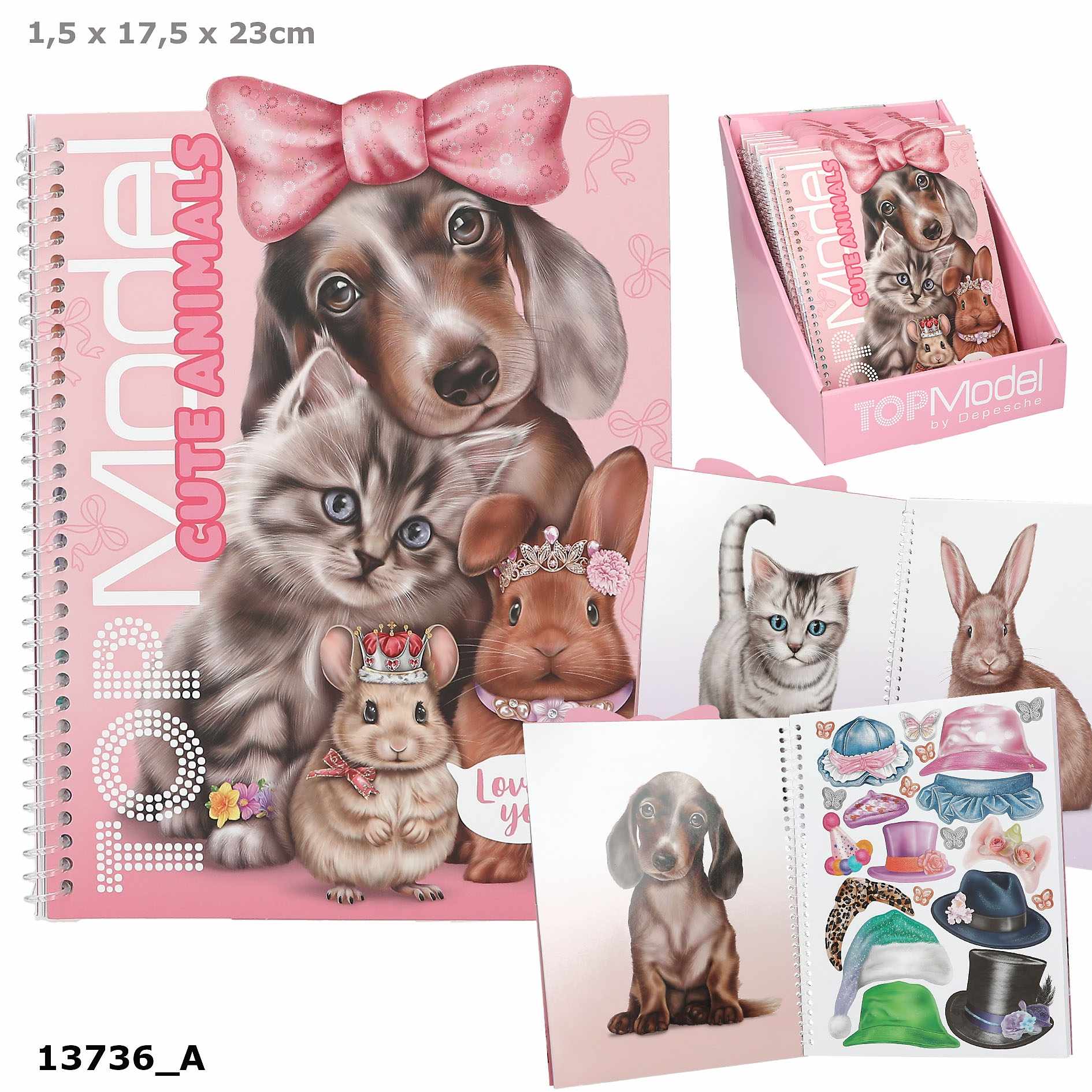 Zestaw Dress Me Up Cute Animals Top Model 13736A