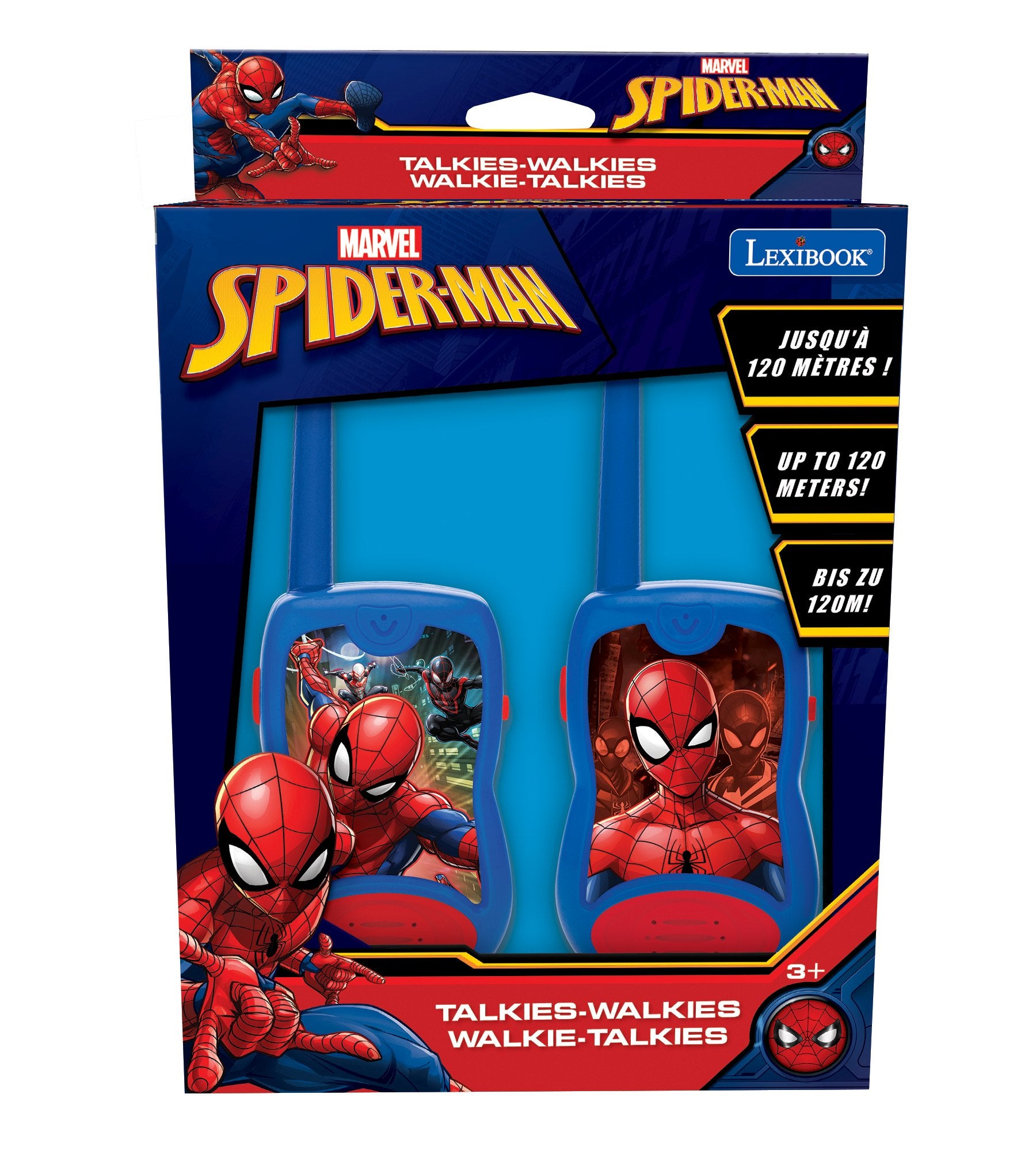 Krótkofalówki walkie talkie Spider-Man ze sprzączką TW12SP