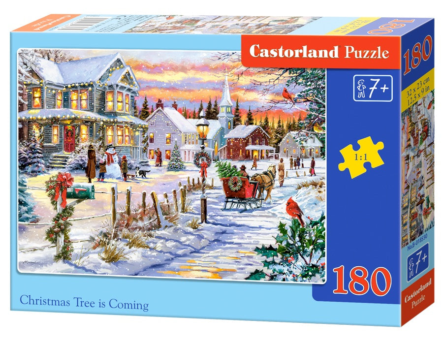 Puzzle 180 Christmas Tree is Coming B-018550