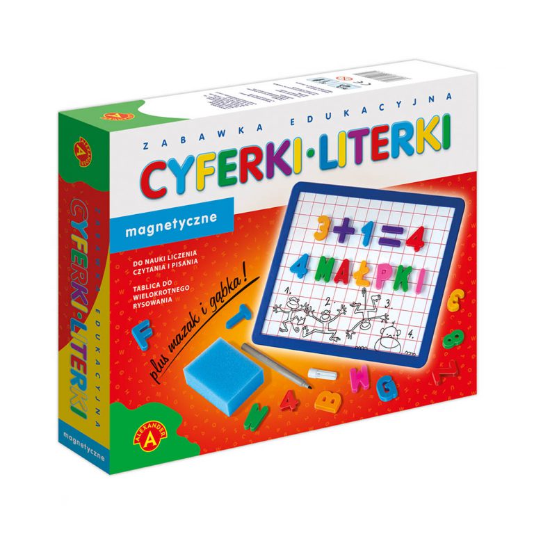 Gra Cyferki literki magnetyczne 0420