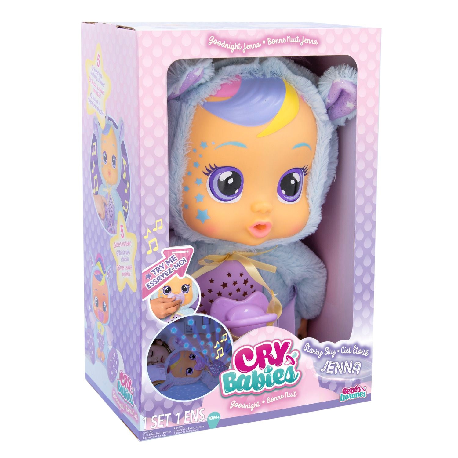 Lalka Cry Babies Goodnight Starry Sky Jenna IMC084070