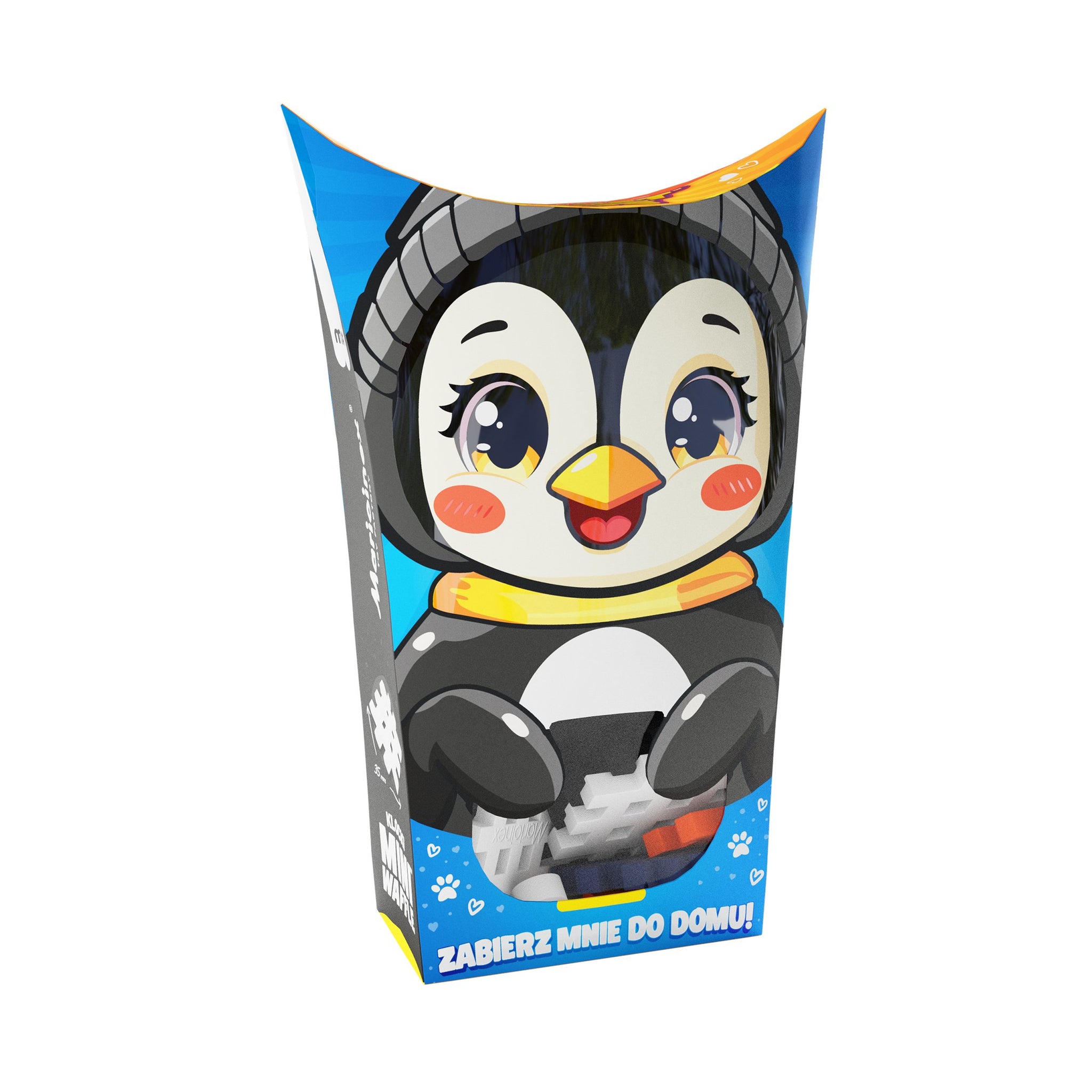 Klocki konstrukcyjne mini Pocket Pets Pingwin 17 elementów