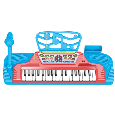 Elektroniczne Organy Fortepian Zestaw Mikrofon Efekty Świetlne Nagrywanie