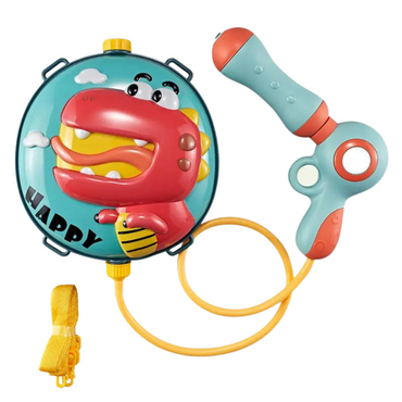 Pistolet Na Wodę Z Plecakiem Dinozaur Duży Zbiornik Regulowany Pistolet