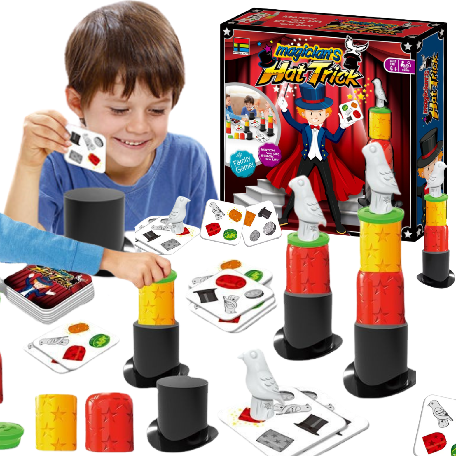 Gra Magiczny Kapelusz Gra Rodzinna Dla Dzieci Prezent Zręcznościowa