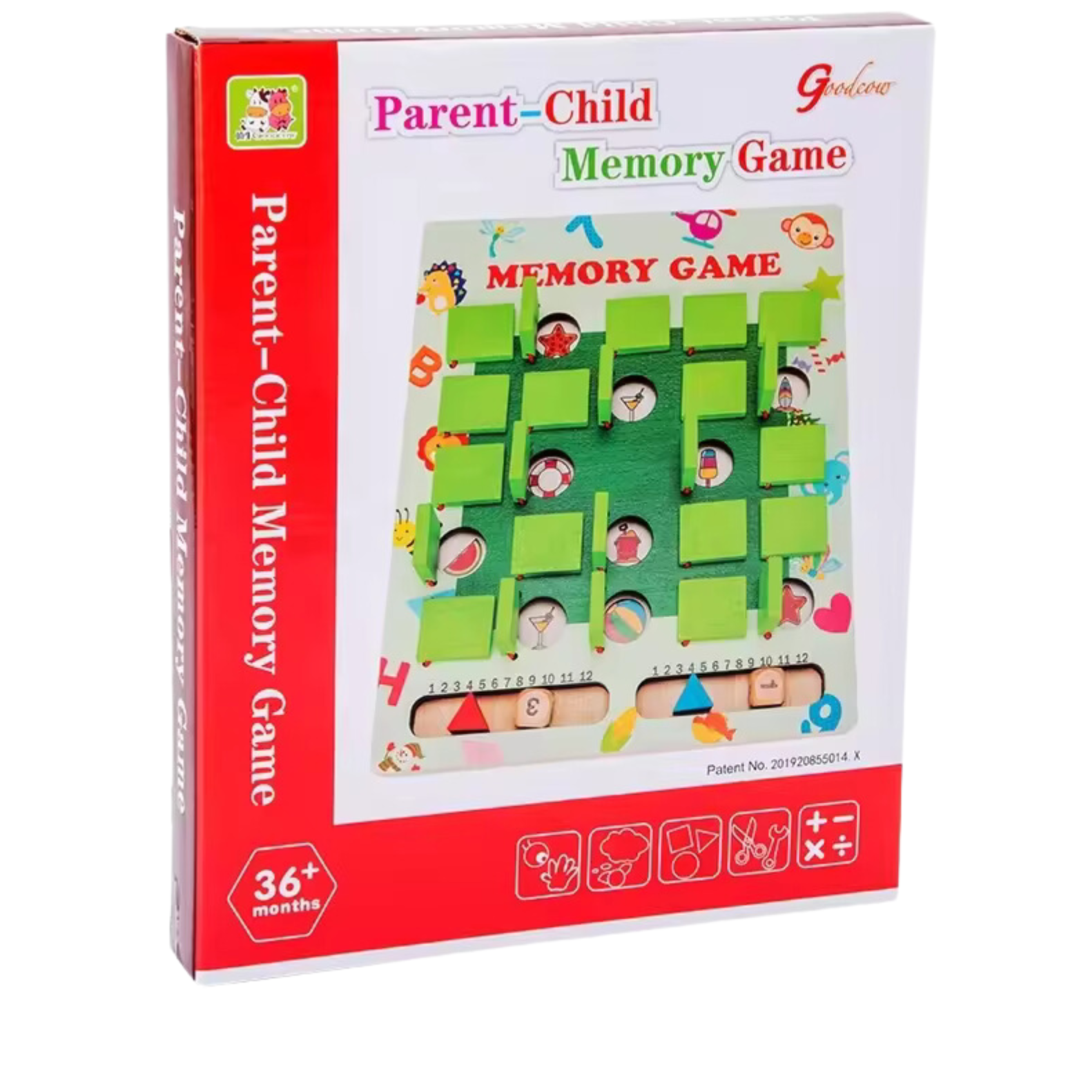 Gra Memory Zręcznościowa Pamięciowa Plansze Kostki Zestaw Dla Dzieci