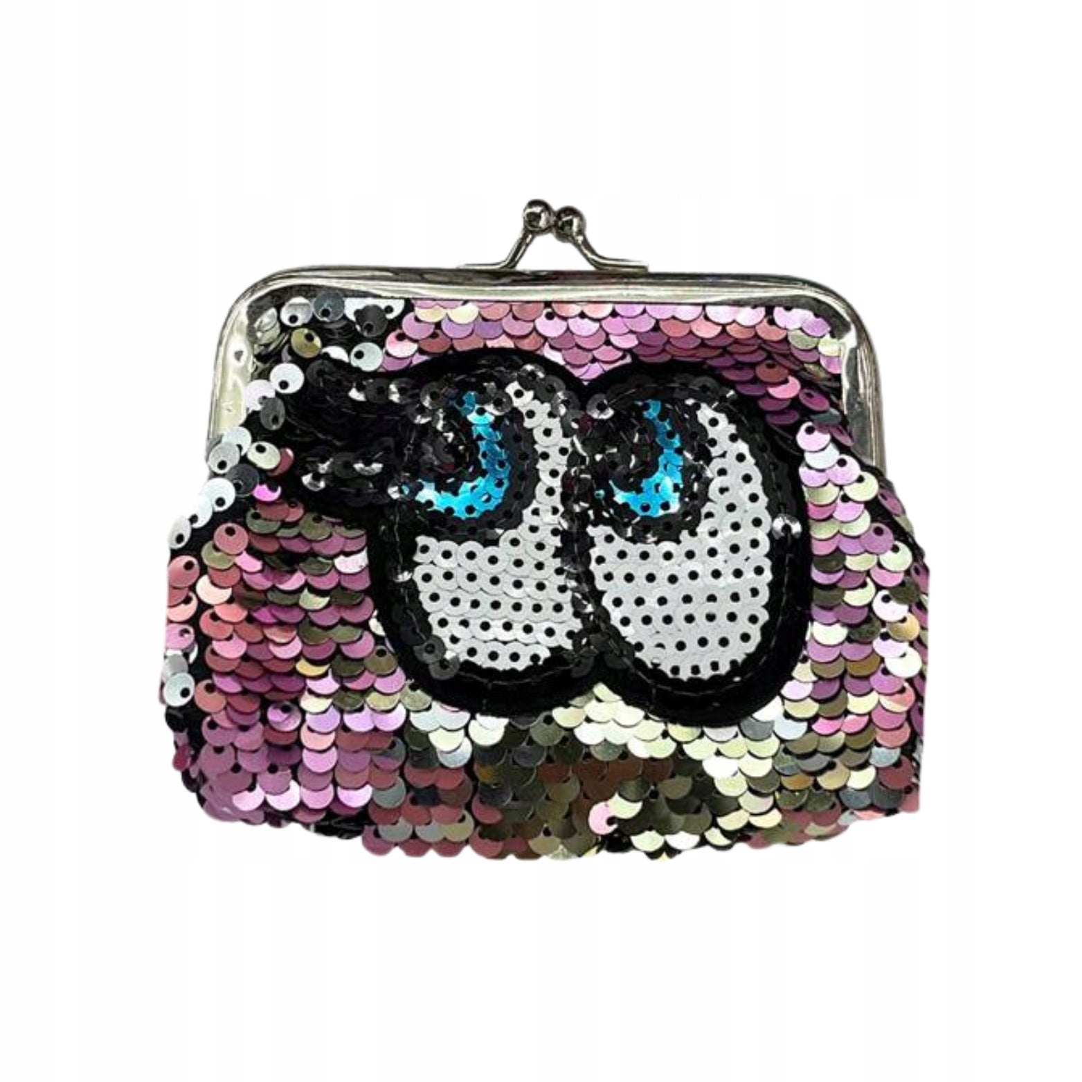 PORTFELIK DLA DZIECI CEKINOWY PORTMONETKA BŁYSZCZĄCA ZAMEK ZABAWKA PREZENT