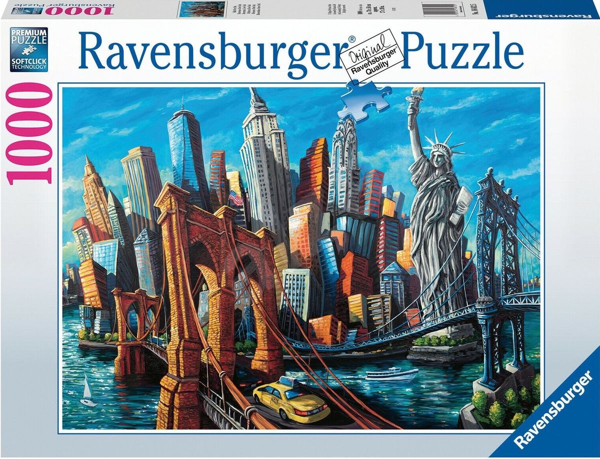 Puzzle 2D 1000 Welcome to New York 16812