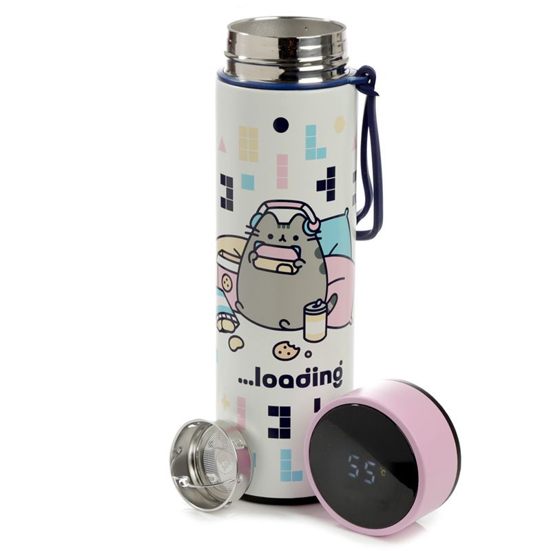 Bidon termiczny 450 ml z termometrem Pusheen BOT149