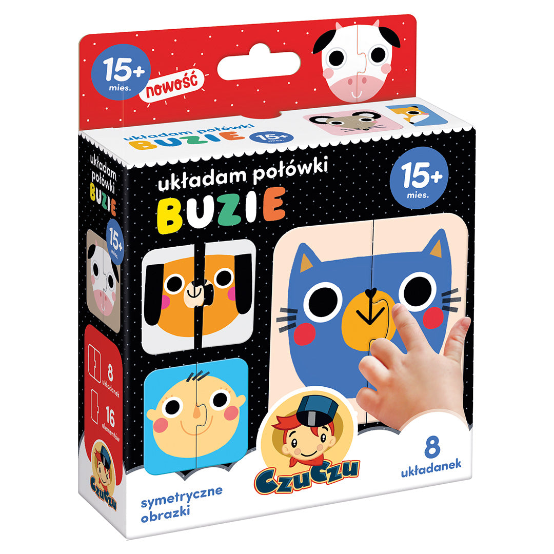 Puzzle Układam połówki Buzie CzuCzu