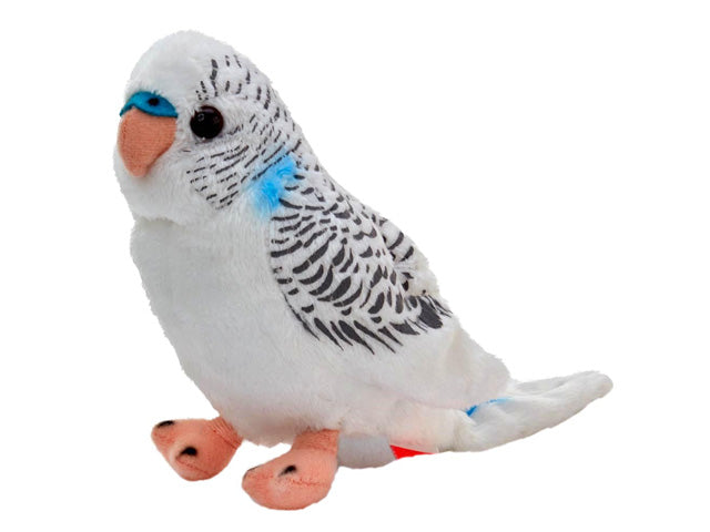 Maskotka ZOO Papuga falista biała 13cm