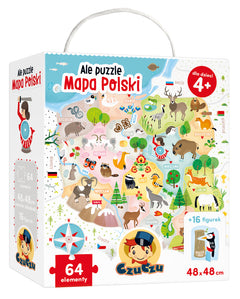 Ale puzzle mapa polski CzuCzu