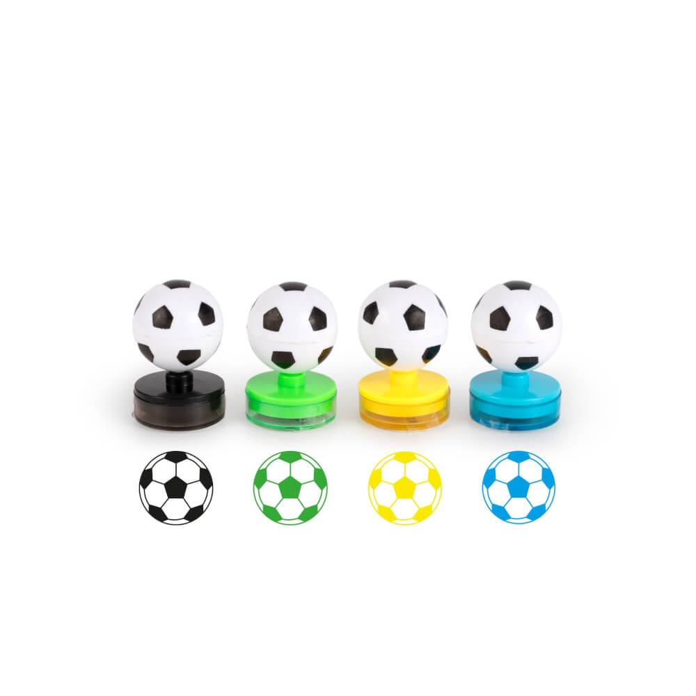 Stempel piłka nożna 2w1 1szt. mix