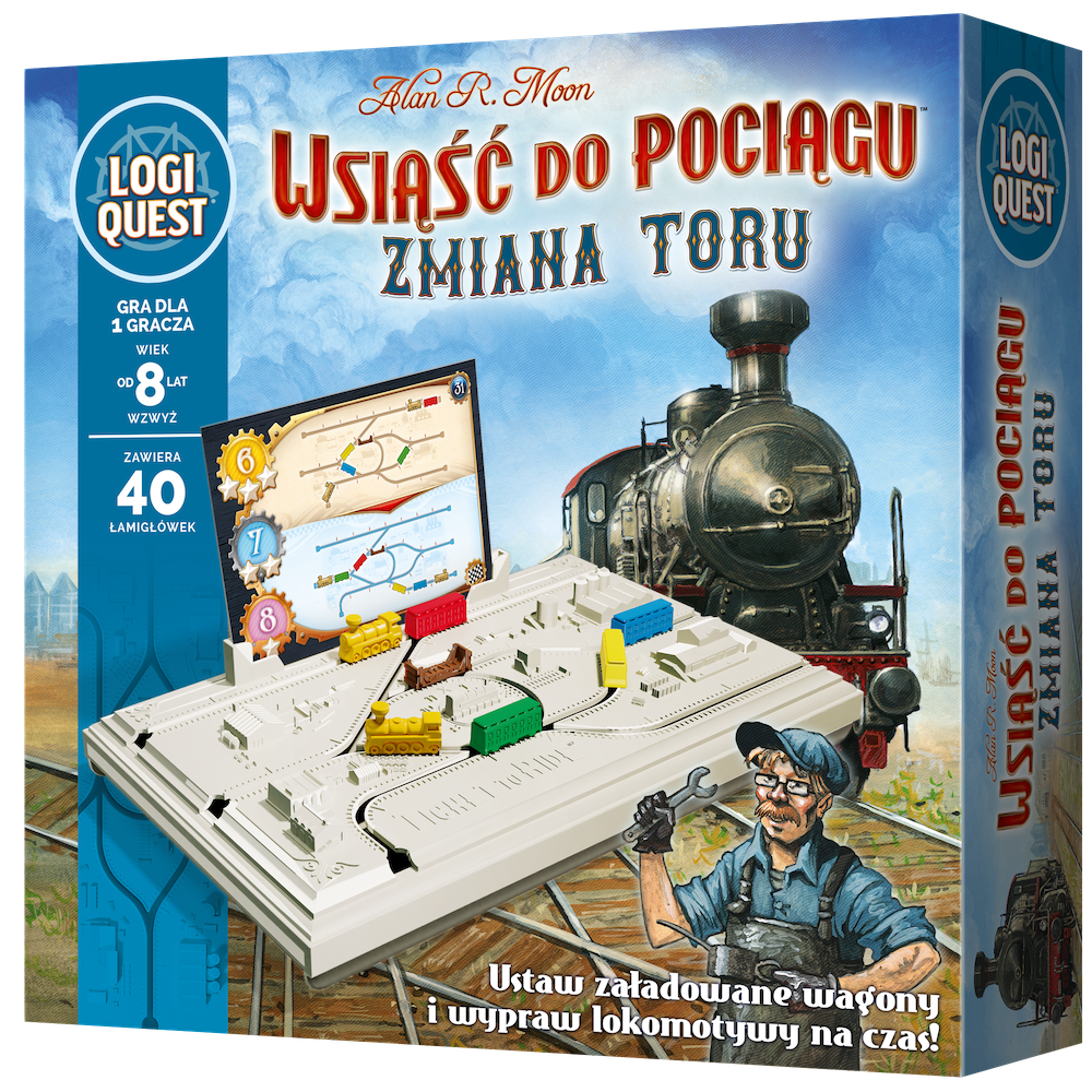 Gra Logiquest Wsiąść do Pociągu Zmiana toru