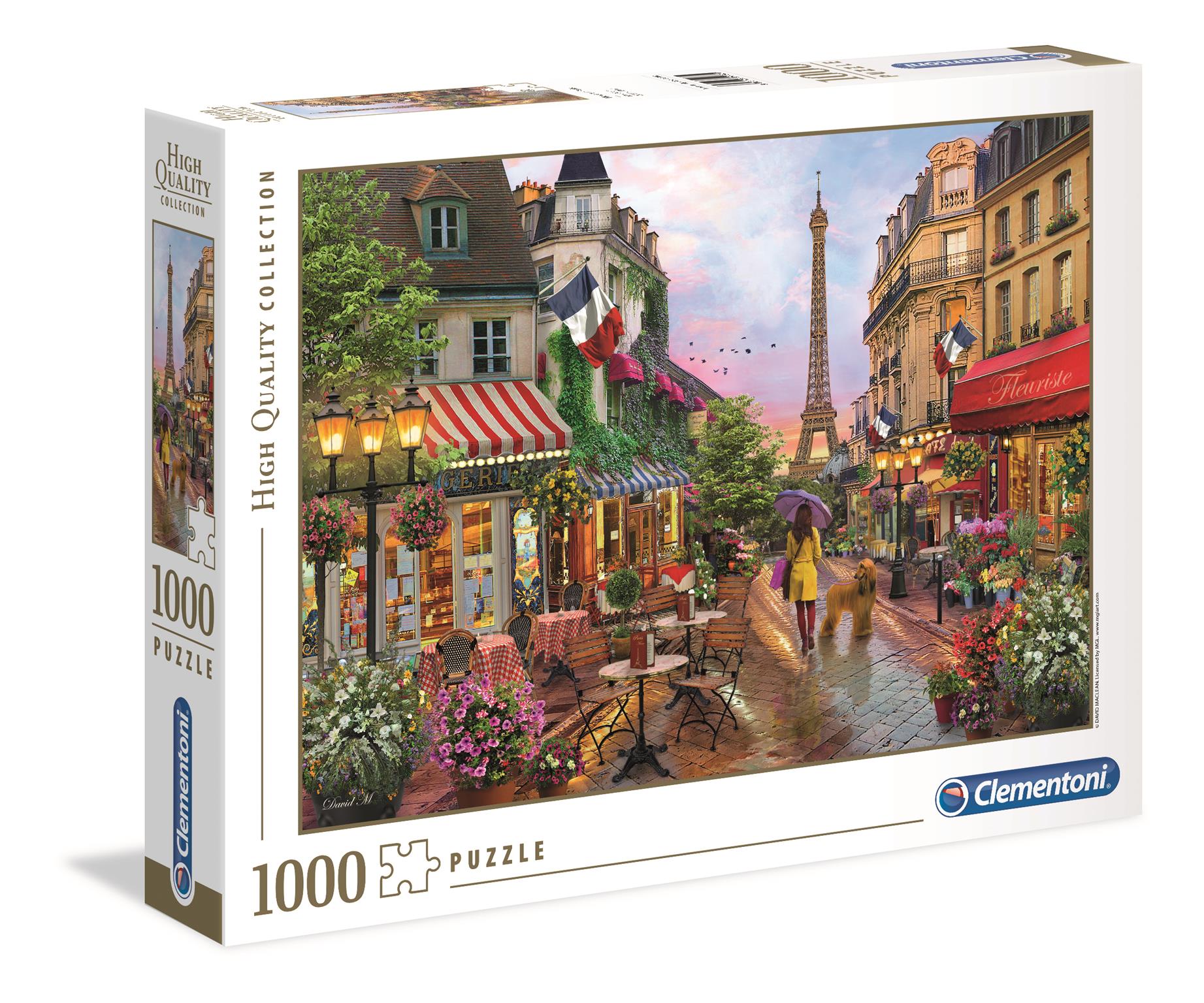 Puzzle 1000 HQ Kwiaty w Paryżu 39482