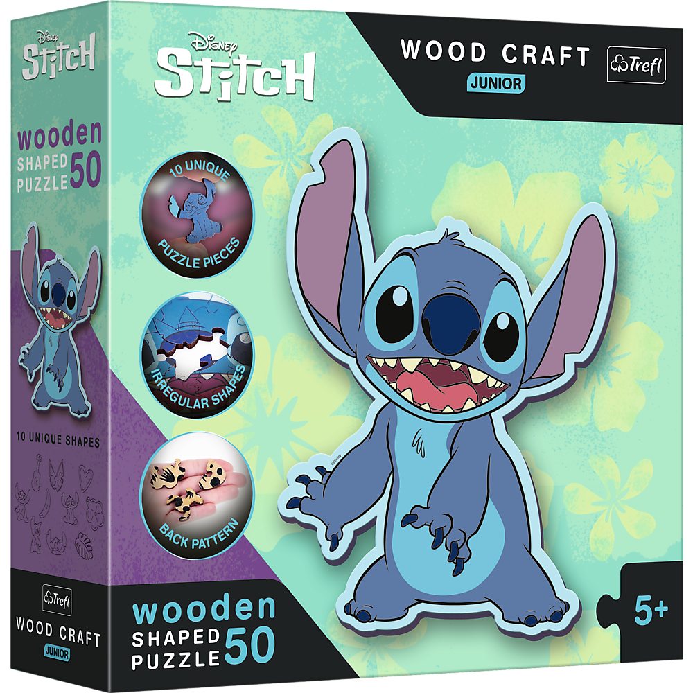 Puzzle 50 drewniane Wood Craft Junior Lilo & Stitch  20205