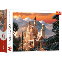 Puzzle 3000 Zimowy Zamek Neuschwanstein Niemcy 33025