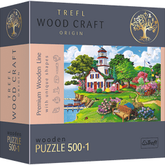 Puzzle 500+1 Drewniane Letnia przystań 20161