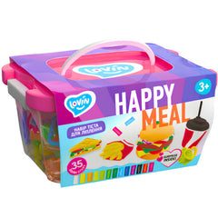 Masa plastyczna lekka TM Lovin Happy Meal +akcesoria