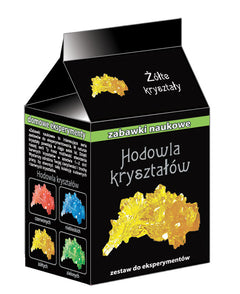 Hodowla kryształów żółte
