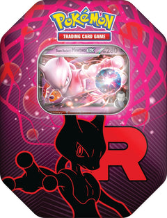 Pokemon  TCGTeam Rocket Tin Mewtwo ex puszka
