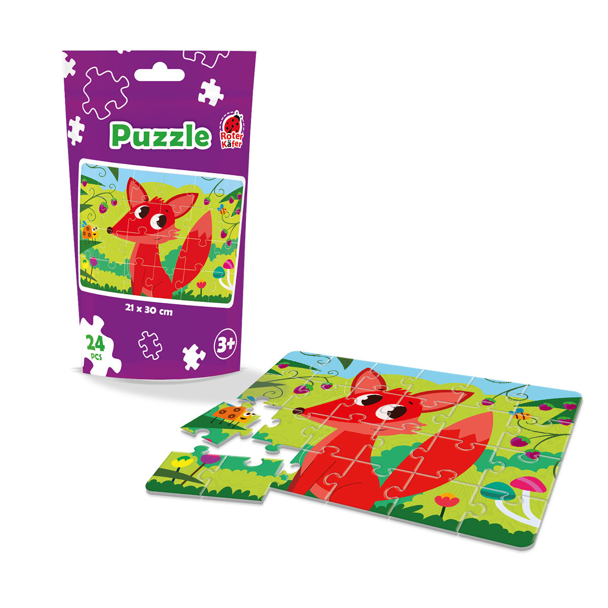 Puzzle 24 saszetka Lis RK1130-03