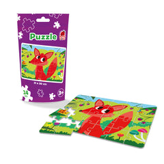 Puzzle 24 saszetka Lis RK1130-03