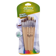 PĘDZELKI SZKOLNE CRICCO 10 SZT BLISTER