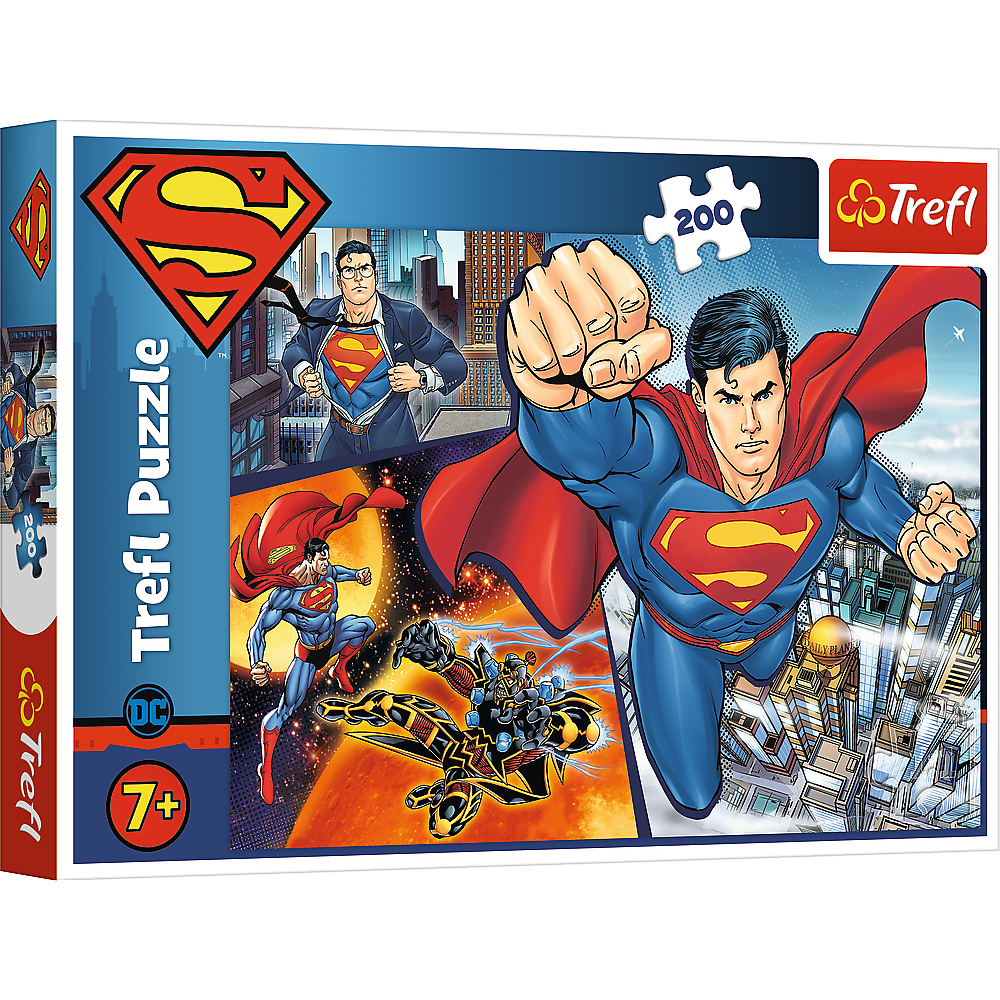 Puzzle 200 Superman Bohater 13266