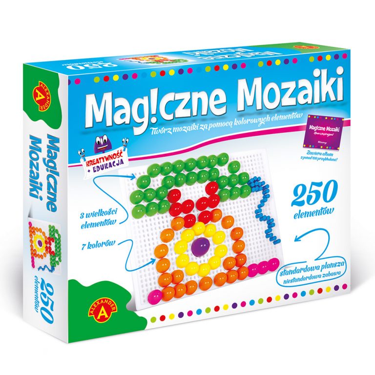Magiczne mozaiki kreatywność i edukacja 662 250 elementów