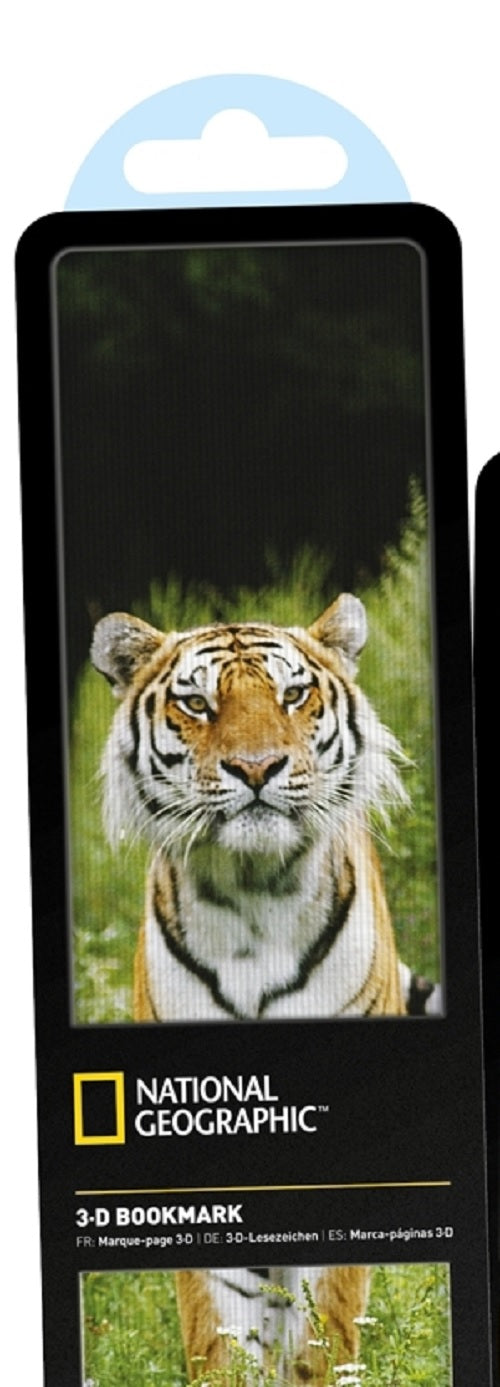 National Geographic zakładka do książki 3D Tygrys