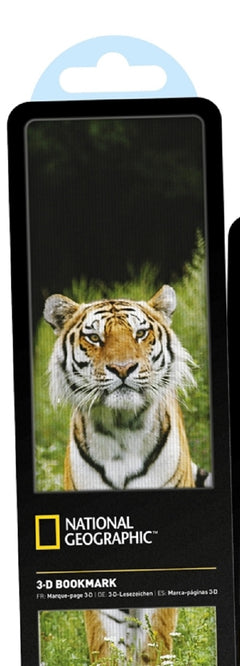 National Geographic zakładka do książki 3D Tygrys