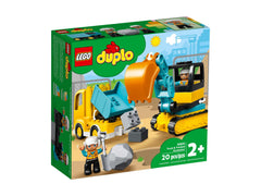 LEGO Duplo Ciężarówka i koparka gąsienicowa 10931