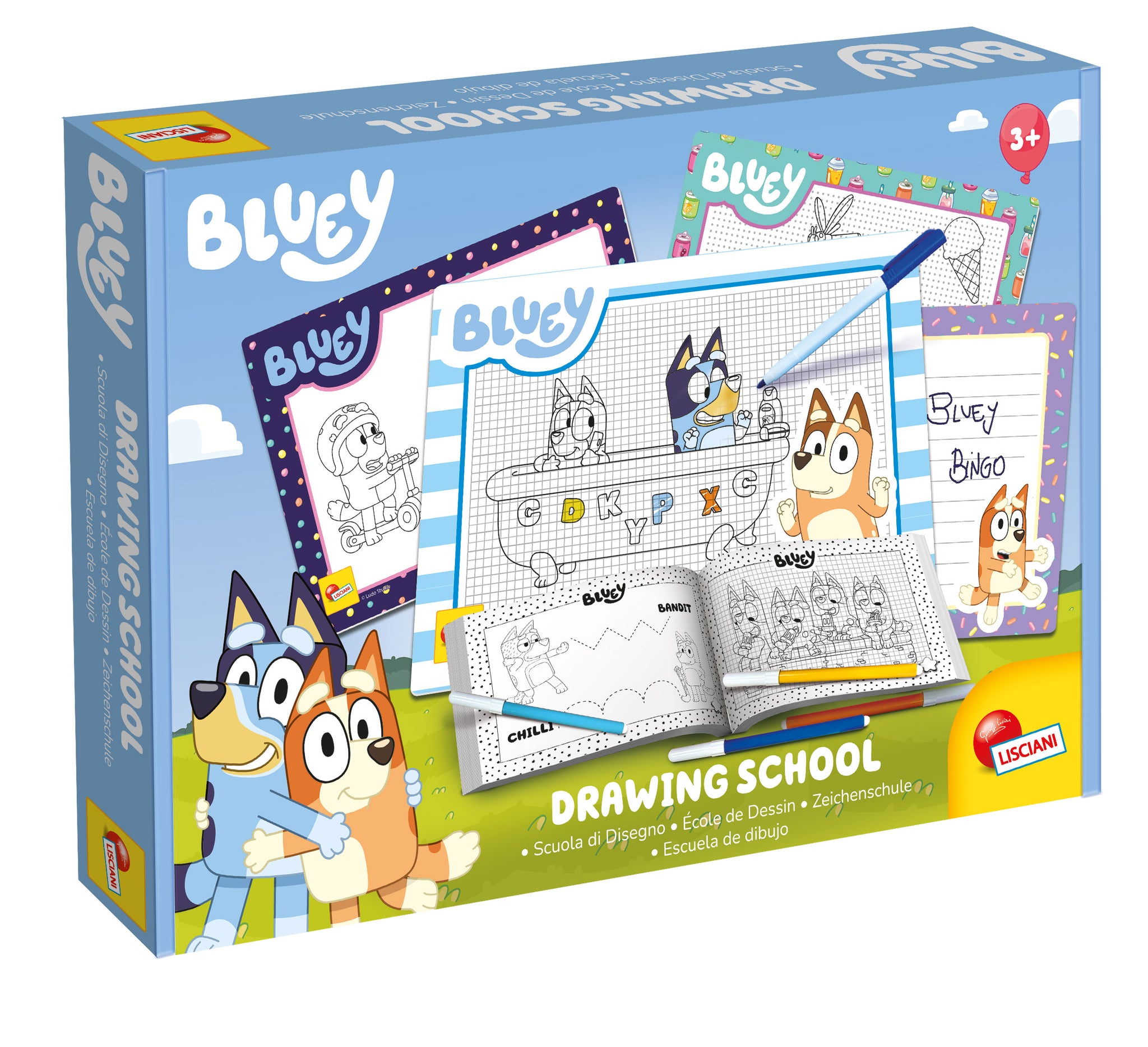 Lisciani Bluey Szkoła rysowania 304-99382