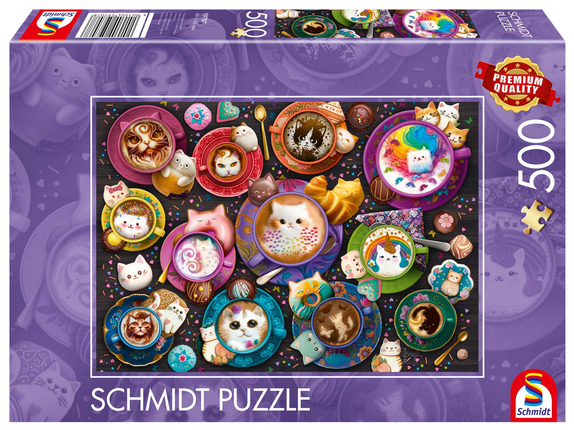 Puzzle 500 PQ Kotppuccino 112734