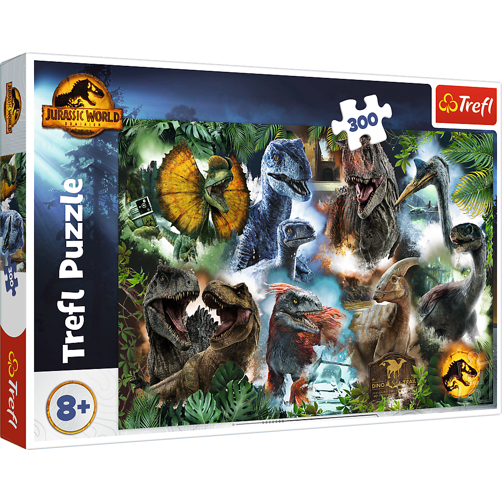Puzzle 300 Ulubione dinozaury Universal Jurassic World 23013