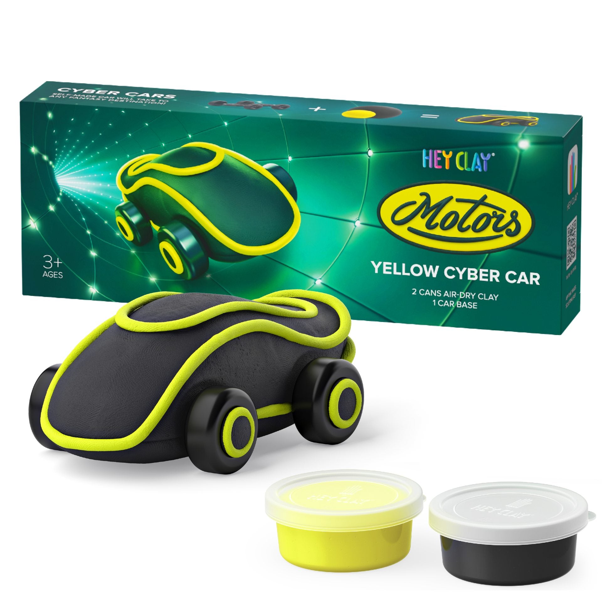 Masa plastyczna Hey Clay Cyber Auto Żółte